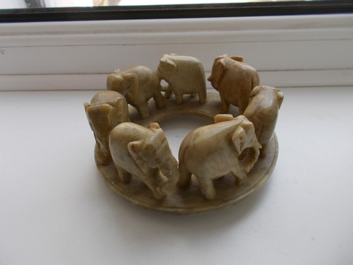 Soapstone circle indian - soapstone,