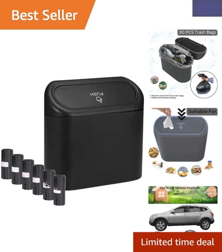 Modern portable car bin 10l - bin,