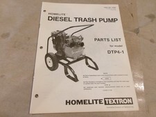 HOMELITE DIESEL TRASH PUMP