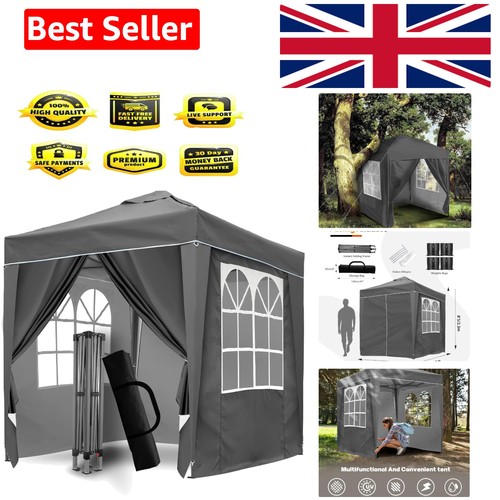 Pop gazebo 2x2m grey - grey, with