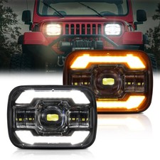 5x7" 7x6" LED Headlight DRL