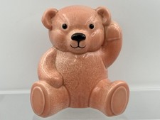 Wade Pink Vintage Teddy Bear Money Box Piggy Bank 