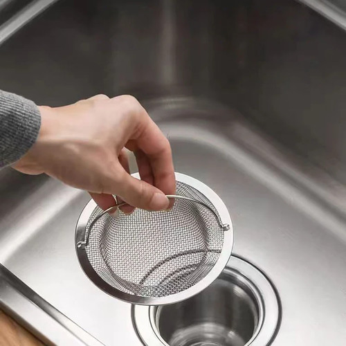 Stainless steel sink strainer - stainless,