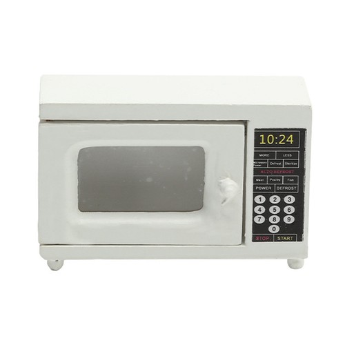 Wooden mini microwave oven - wooden,