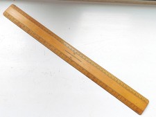 Antique ruler boxwood - boxwood, 12"