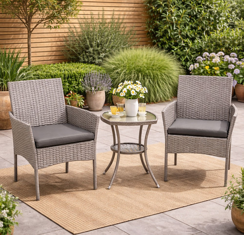 Seater rattan bistro - 2,