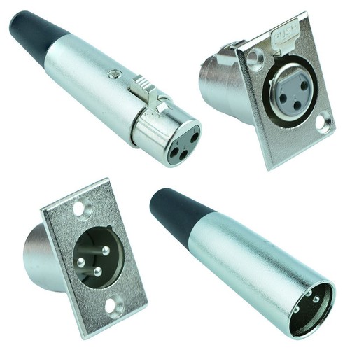 Xlr pole cable inline or - 3-pole,