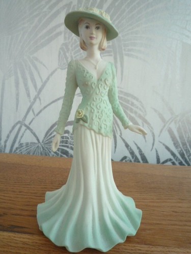 Vintage coalport lady figurine - vintage,