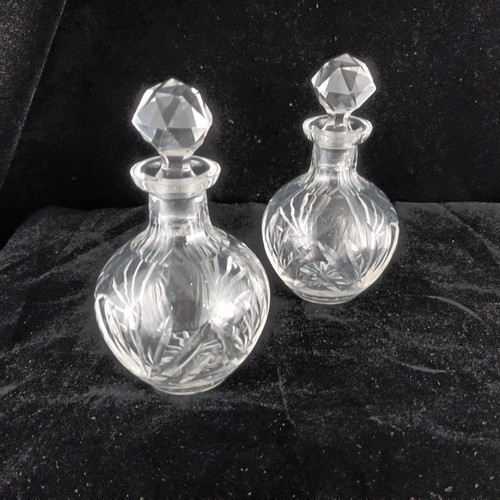 Vintage pair cut crystal - vintage,