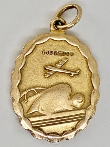 Vintage 9ct yellow gold georg - vintage,