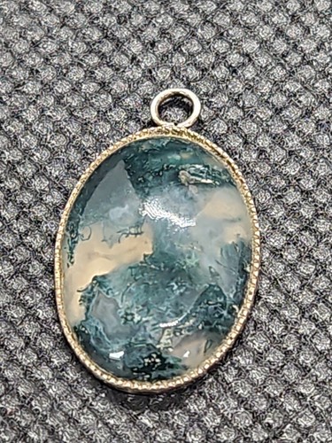 925 sterling silver moss agate - sterling,