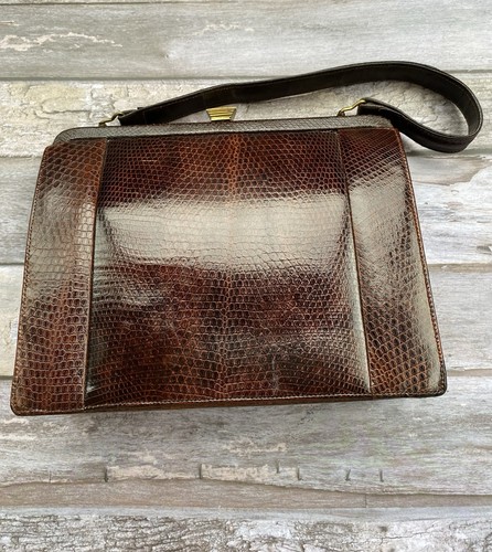 Vintage brown snake lizard - vintage,
