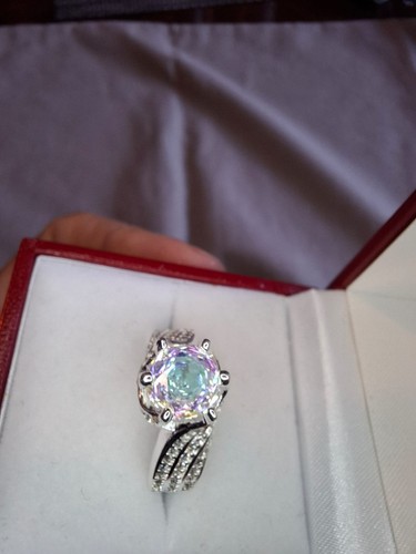 Beautiful aurora gemstone