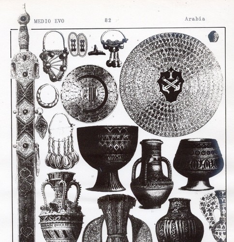 Arabian metalwork ceramics - &,