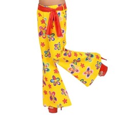 Ladies Yellow 1970s 60s Hippy