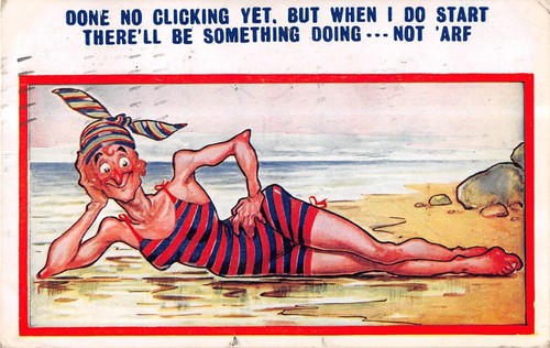 Postcard comic bamforth - postcard,