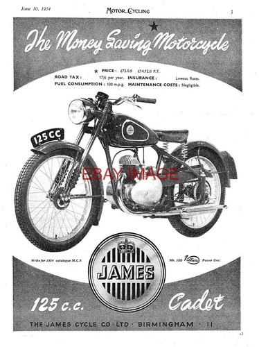 1954 advert for james - advert,