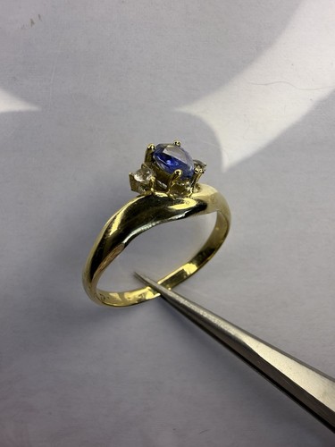 Blue sapphire 16mm 14ct - sapphire,