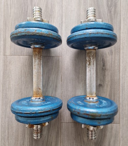Metal dumbell weights - dumbell,