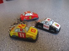 Vintage lot tin cars police - tin,
