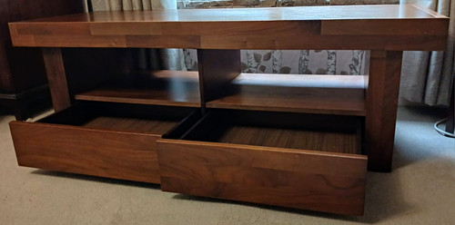 Mango wood freestanding tv - mango,