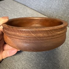Small Wooden Bowl 15cm Vgc