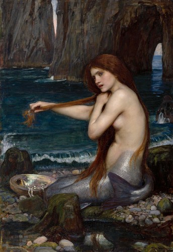 Mermaid vintage british - mermaid,