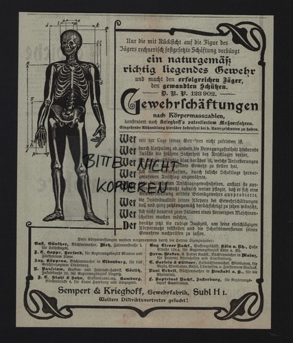 Suhl advertising 1903 - advertising,