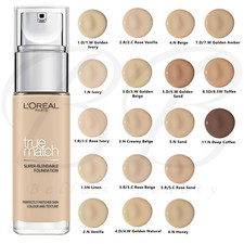 L'OREAL Paris True Match Super-Blendable Liquid Foundation SPF17 30ml *SEALED*
