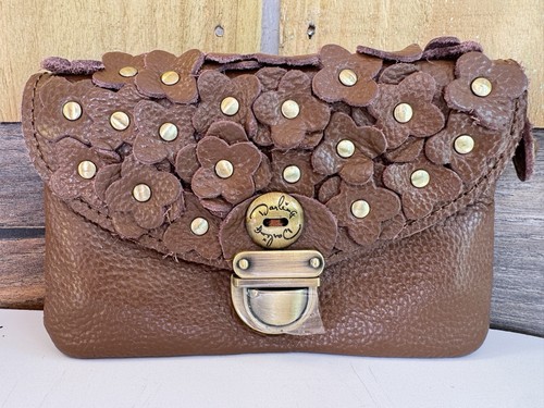 Darling brown leather floral - darling,