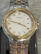 Wonderful Unisex Watch LASSALE by SEIKO 18-K & St. Steel W.R. Work, Keeps Time