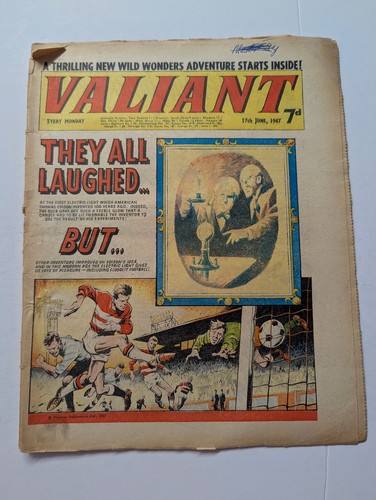 Valiant comic 17th june 1967 - june,