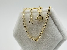 9ct Yellow Gold 2.2m Oval Link