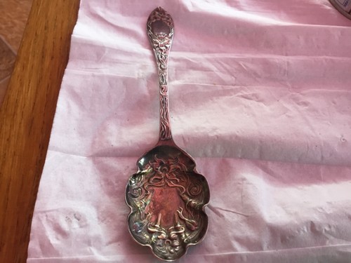 Antique silver plated berry - berry, or