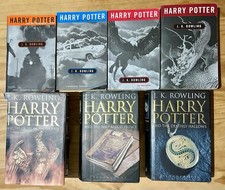 HARRY POTTER Adult Covers 1st Edition Set Books 1-7 J.K.Rowling Philosopher’s