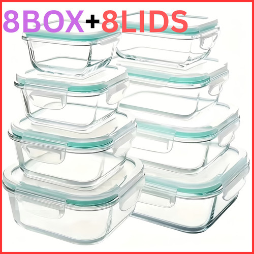 Glass food storage containers - glass,