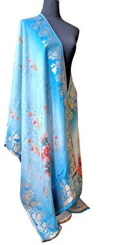Vintage indian silk dupatta - silk,