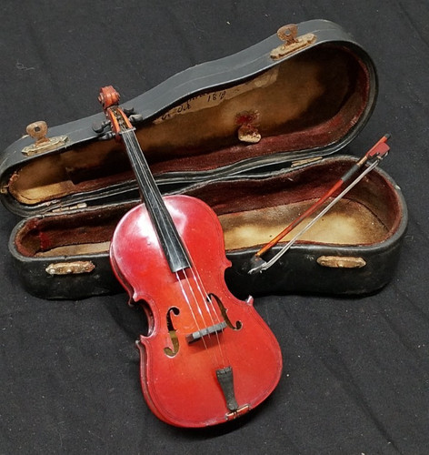 Antique miniature cello - miniature, &