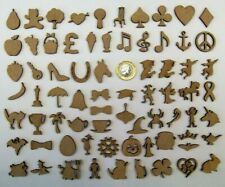 MDF Wood laser cut out assorted shapes, craft making, painting, decoration