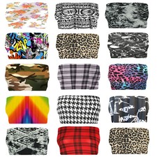 LADIES PRINT BOOB TUBE