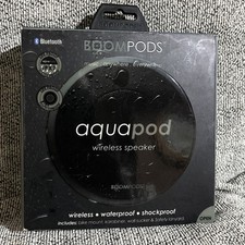 Boompods Aquapod Waterproof Bluetooth Speaker (Grey) Opened - New