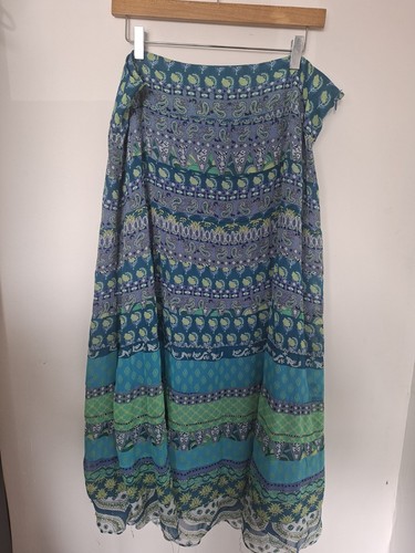 Blue mermaid style maxi skirt - mermaid,