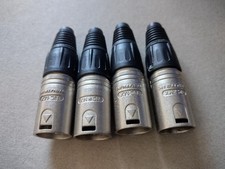 Neutrik XLR 3 Pin Male x 4