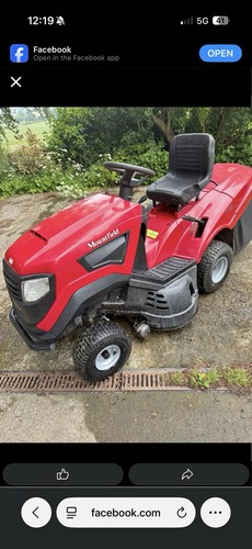 Mountfield 1740h ride lawn - ride, on