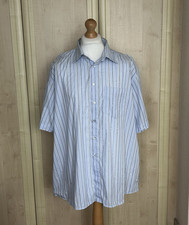 Rael Brook Smart Casual Cotton Short Sleeve Collared Shirt - Mens Size XXL 2XL