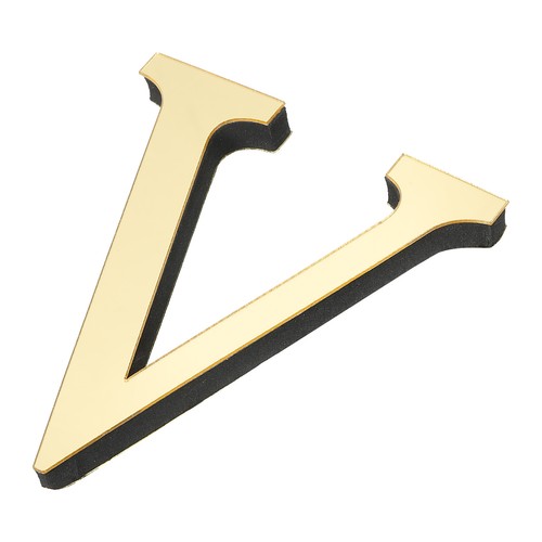 Acrylic alphabet mirror - 3d,