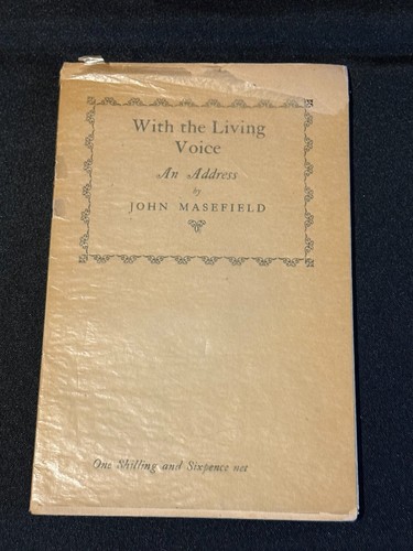 With the living voice - with, an