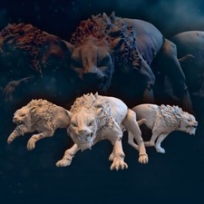 3 Savage Wargs  - Davale