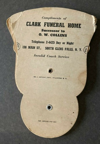 Eph0094 vintage clark funeral - clark,