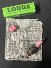 LODGE SPARK PLUG LM2 VINTAGE LAWNMOWER CULTIVATOR PETROL ENGINE IGNITION NOS